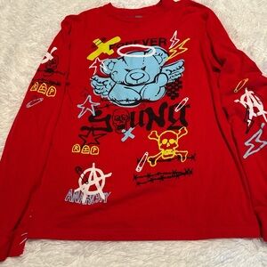 Fashion Nova Red Graphic Tee